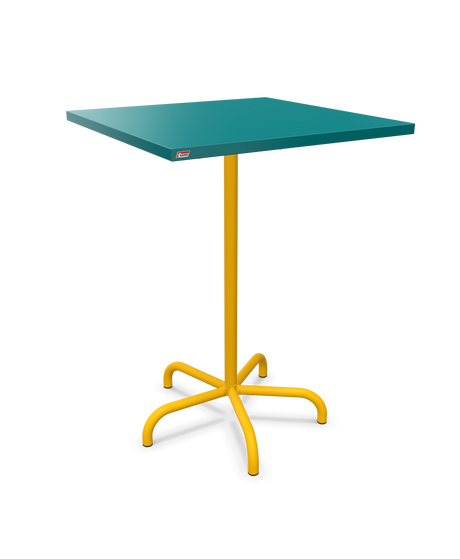 Schaffner Säntis Table haute rabattable 80x80cm h:110cm