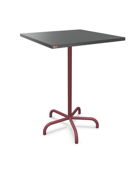 Schaffner Säntis Table haute rabattable 80x80cm h:110cm