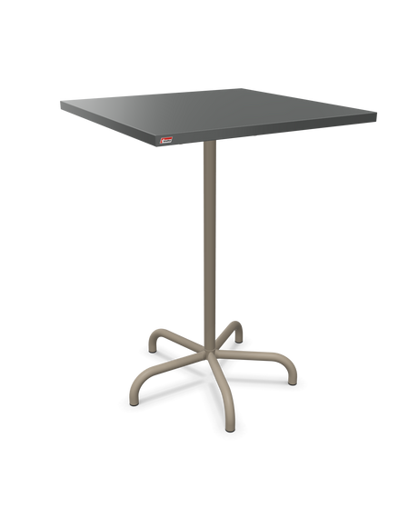 Schaffner Säntis Table haute rabattable 80x80cm h:110cm