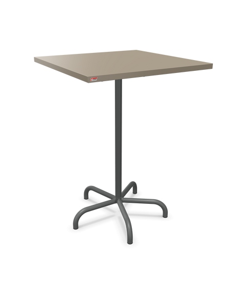 Schaffner Säntis Table haute rabattable 80x80cm h:110cm