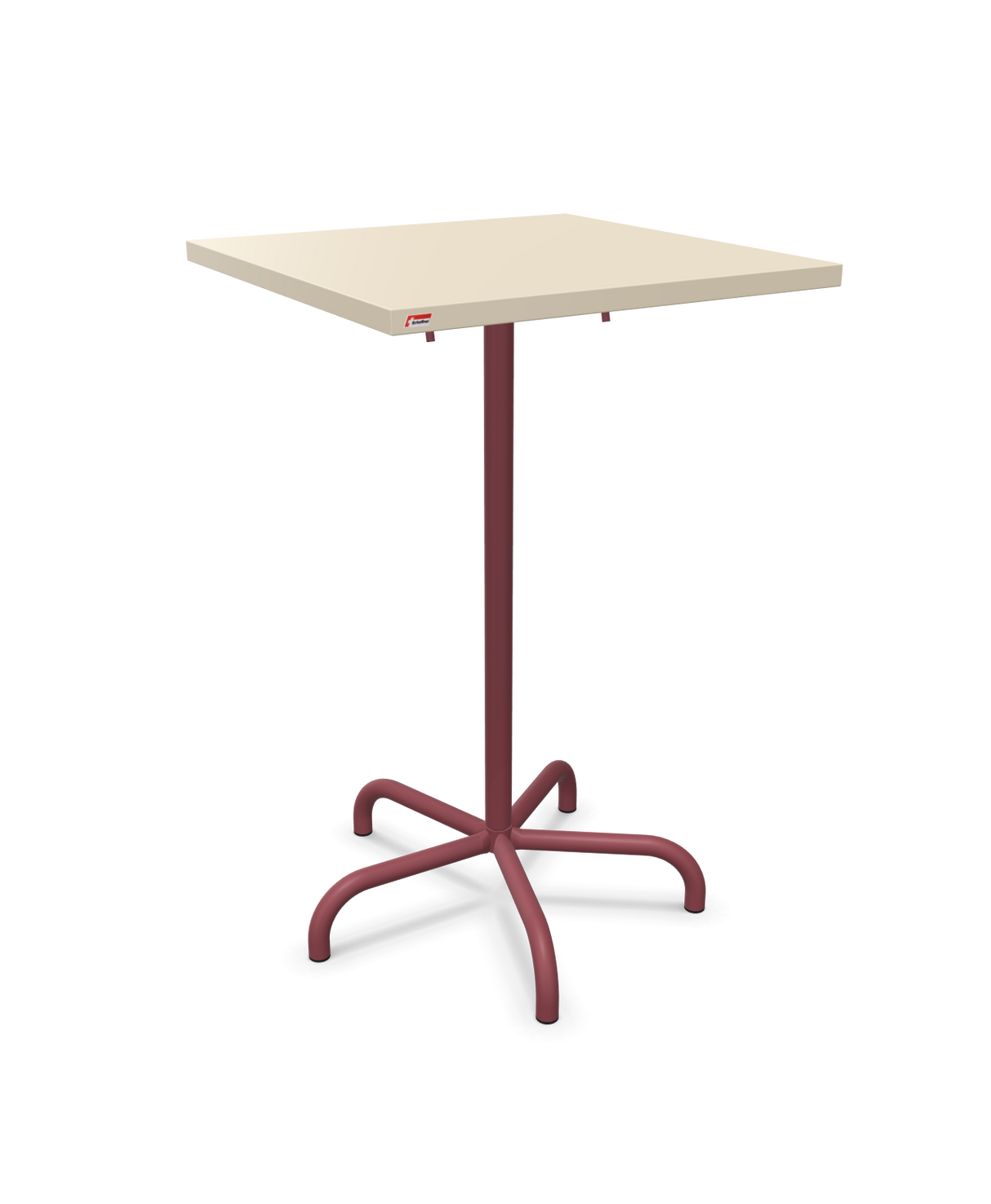 Schaffner Säntis Folding high table 70x70cm h:110cm