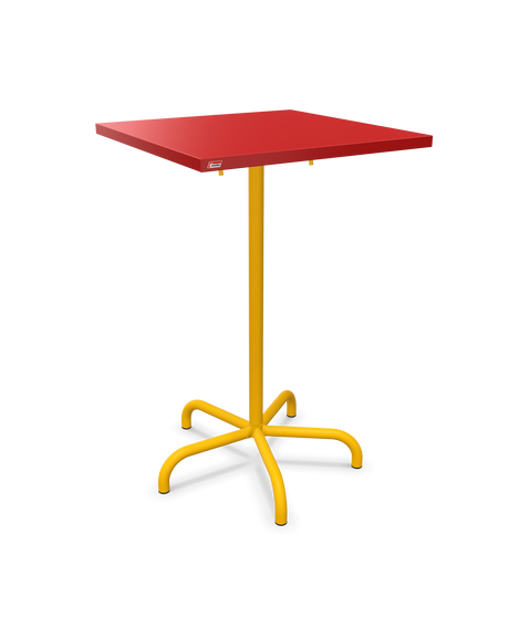 Schaffner Säntis Table haute rabattable 70x70cm h:110cm