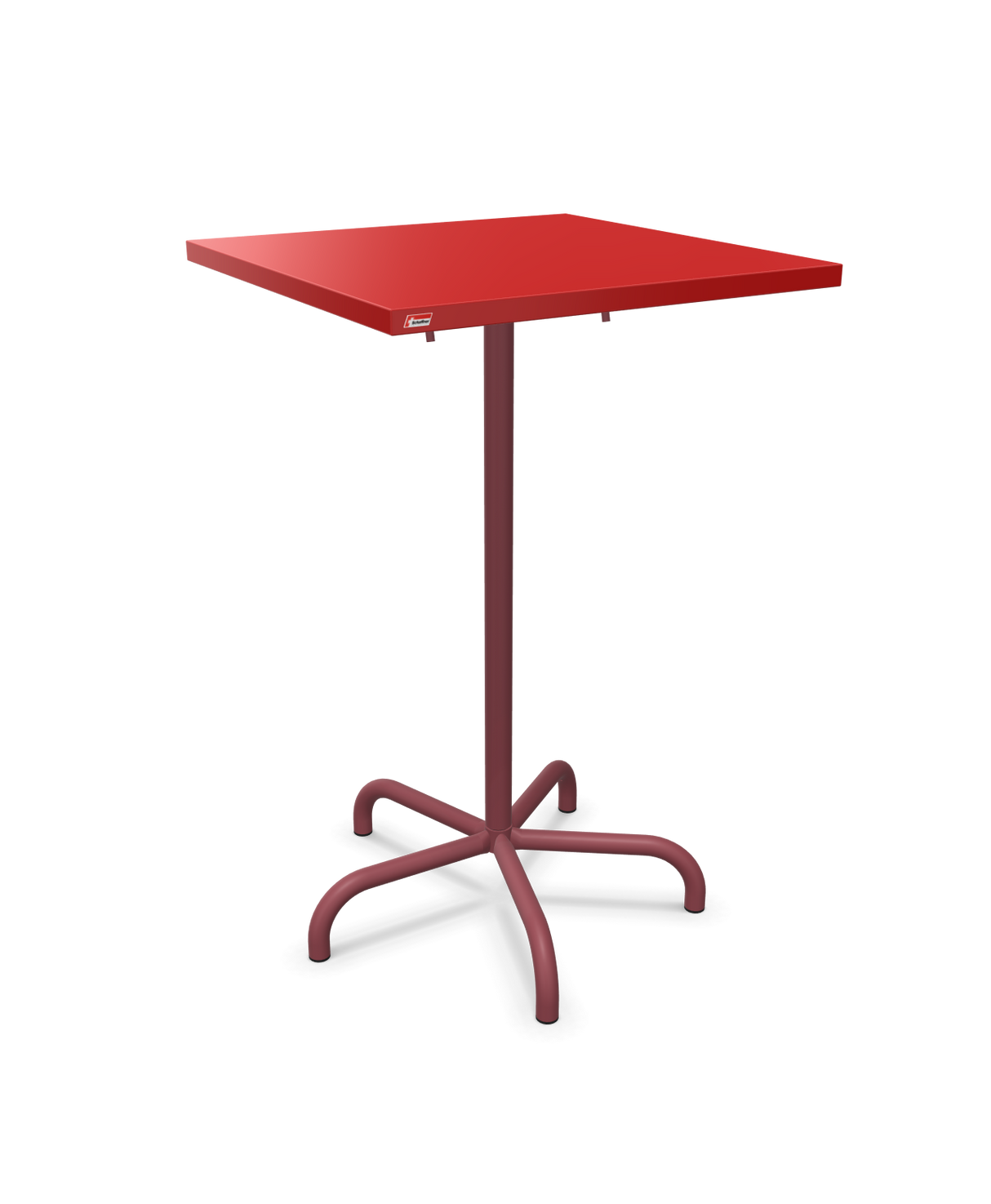 Schaffner Säntis Folding high table 70x70cm h:110cm