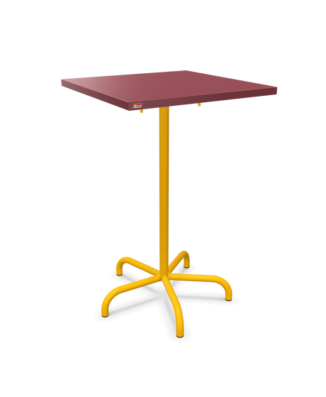 Schaffner Säntis Table haute rabattable 70x70cm h:110cm