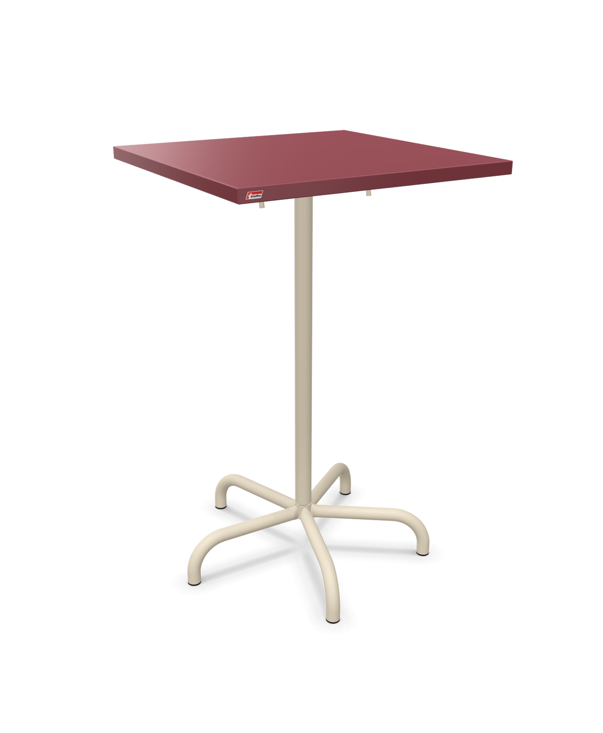 Schaffner Säntis Folding high table 70x70cm h:110cm
