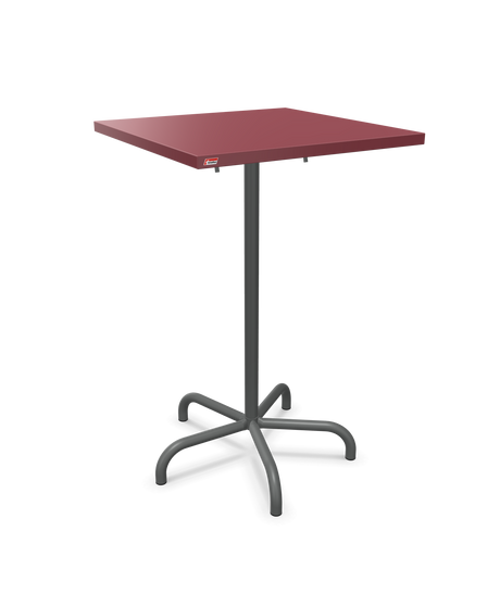 Schaffner Säntis Table haute rabattable 70x70cm h:110cm