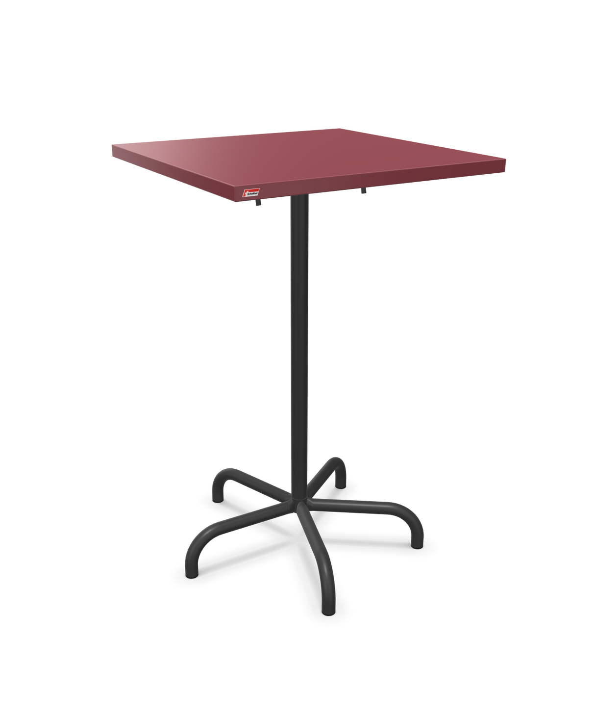Schaffner Säntis Folding high table 70x70cm h:110cm