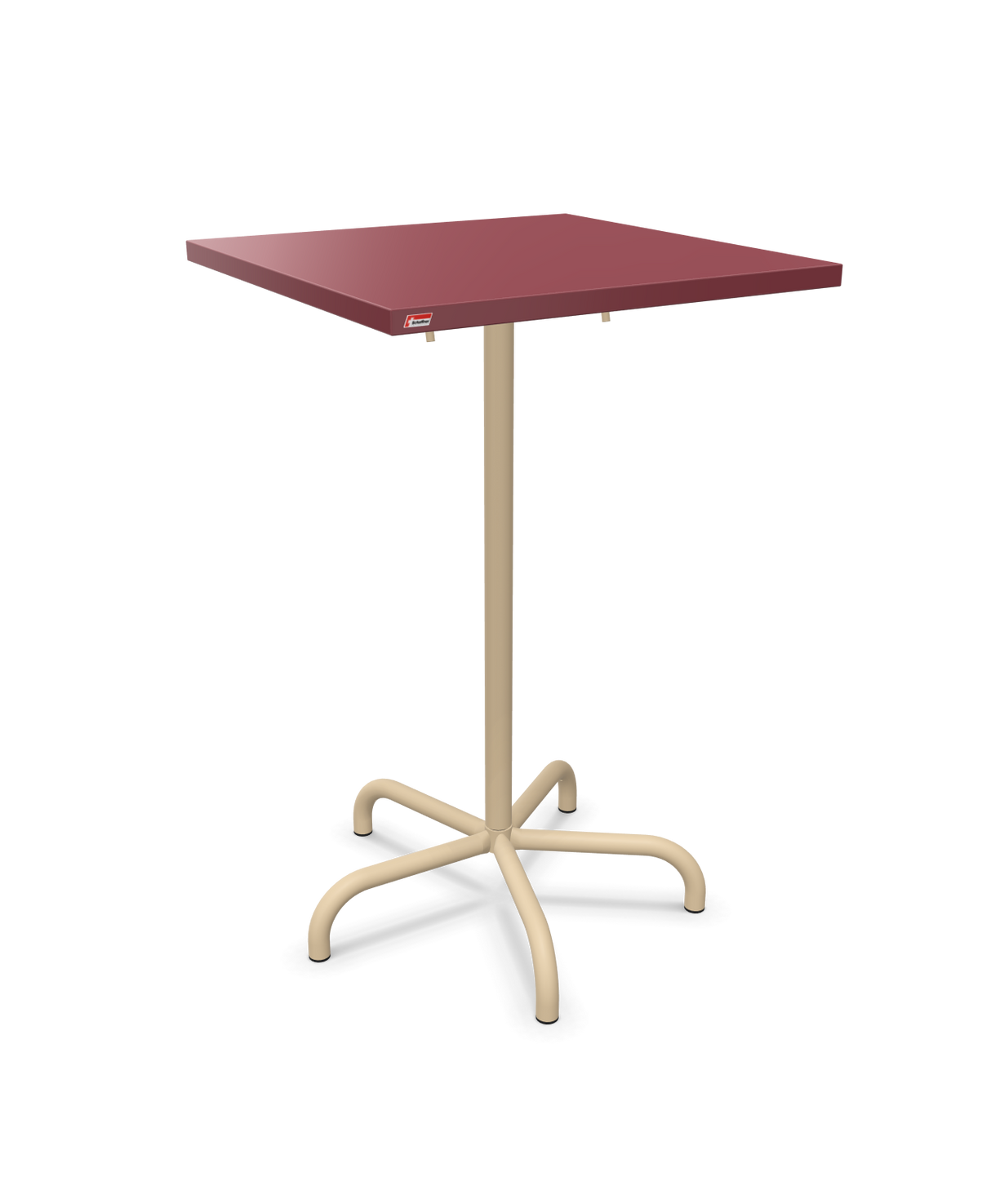 Schaffner Säntis Folding high table 70x70cm h:110cm