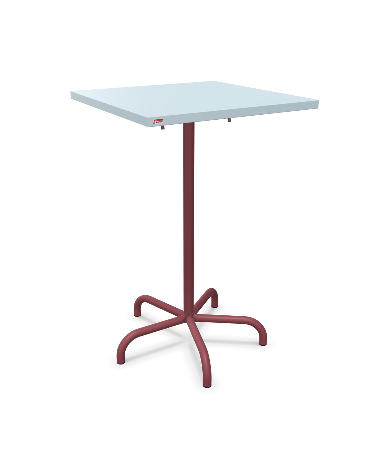 Schaffner Säntis Folding high table 70x70cm h:110cm