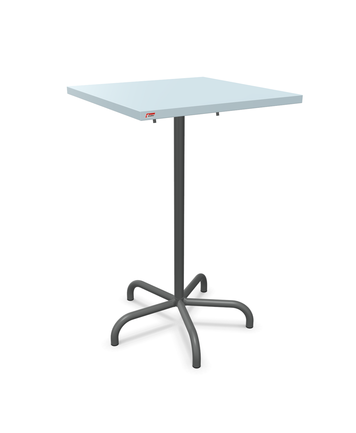 Schaffner Säntis Folding high table 70x70cm h:110cm