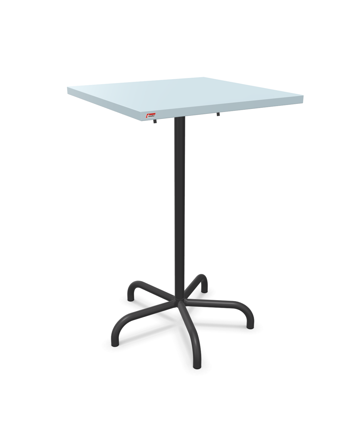 Schaffner Säntis Folding high table 70x70cm h:110cm