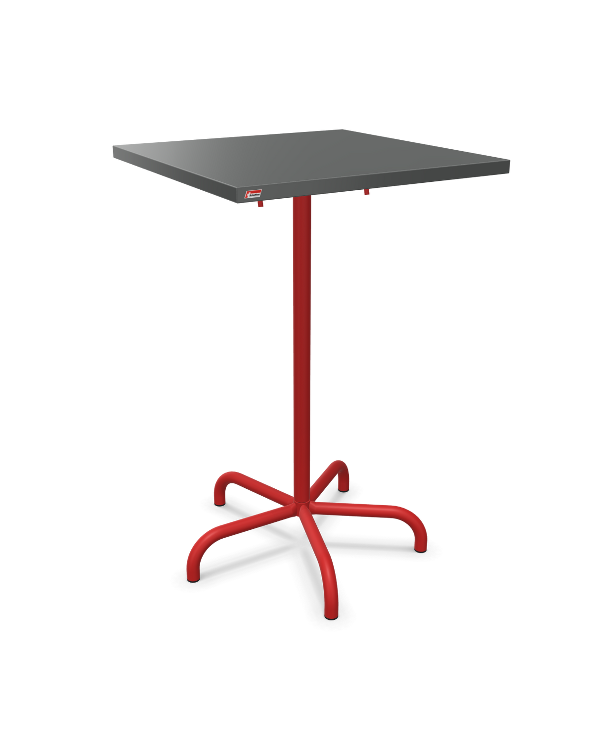 Schaffner Säntis Folding high table 70x70cm h:110cm