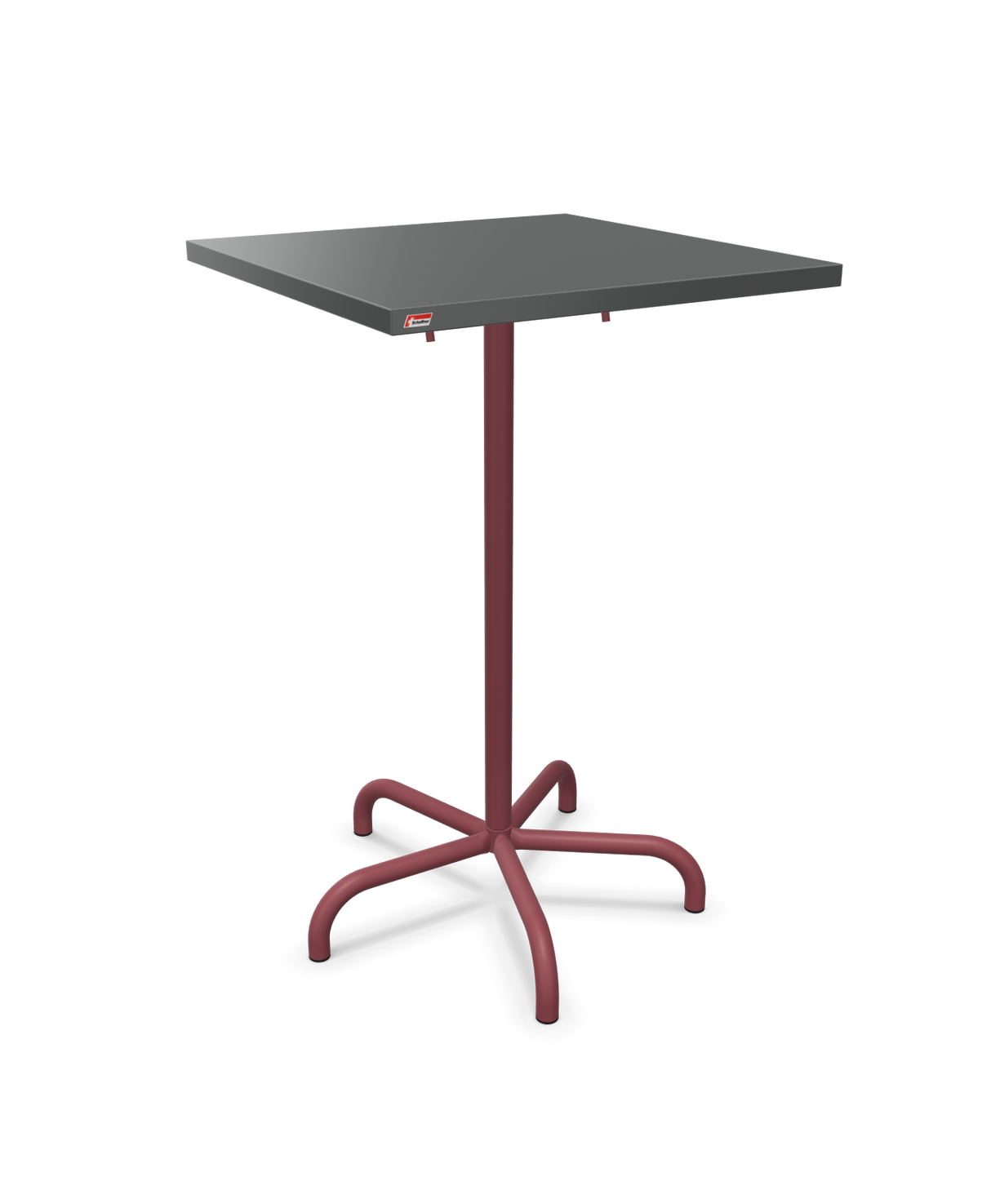 Schaffner Säntis Folding high table 70x70cm h:110cm