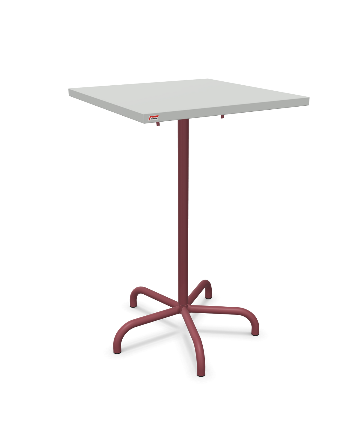 Schaffner Säntis Folding high table 70x70cm h:110cm