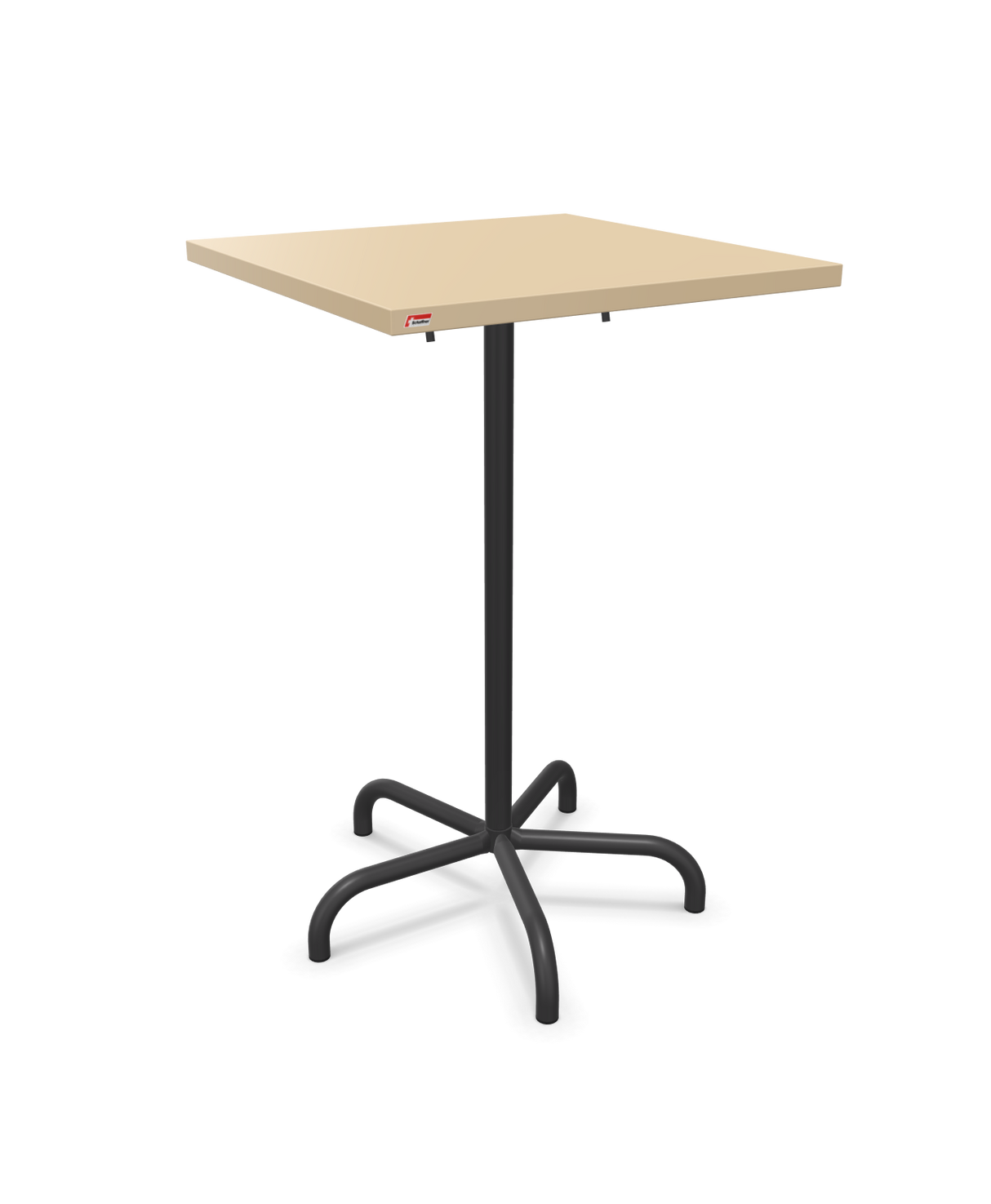 Schaffner Säntis Folding high table 70x70cm h:110cm