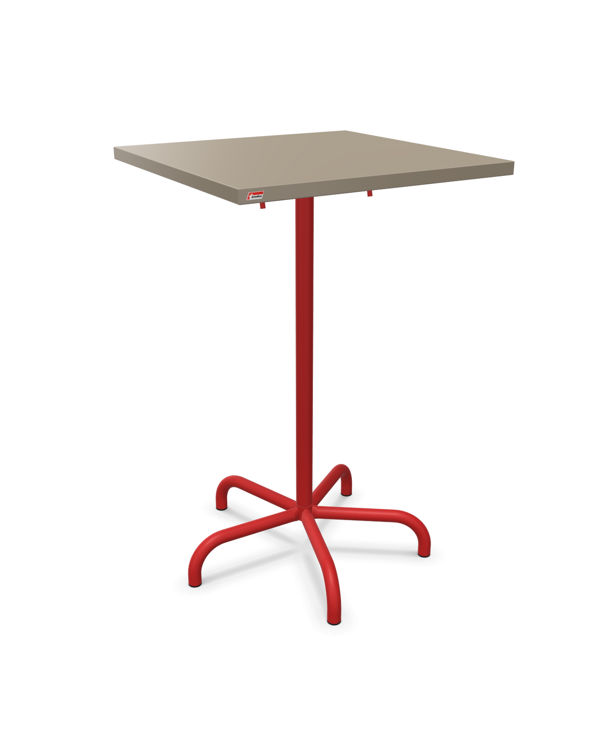 Schaffner Säntis Folding high table 70x70cm h:110cm
