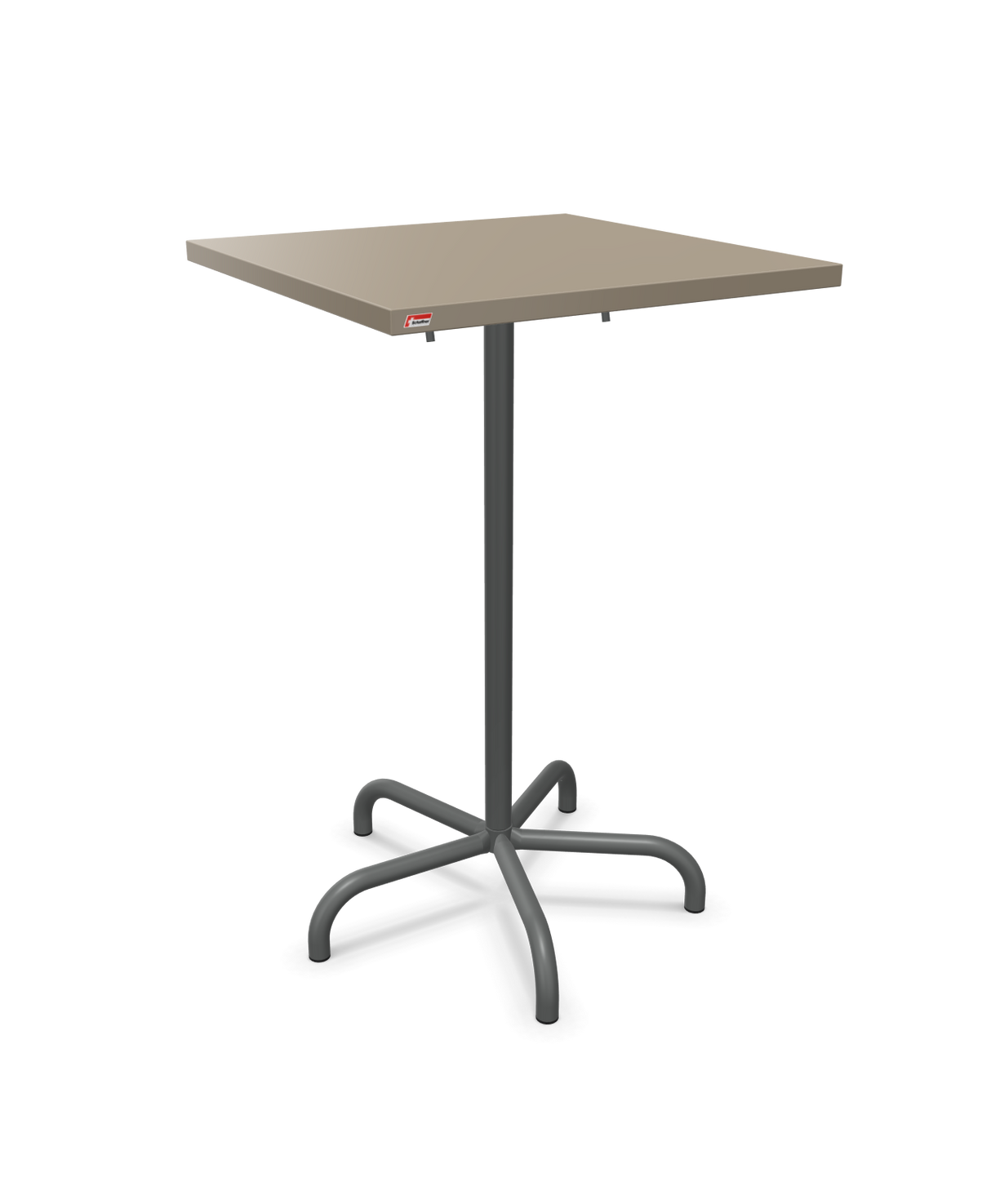 Schaffner Säntis Folding high table 70x70cm h:110cm