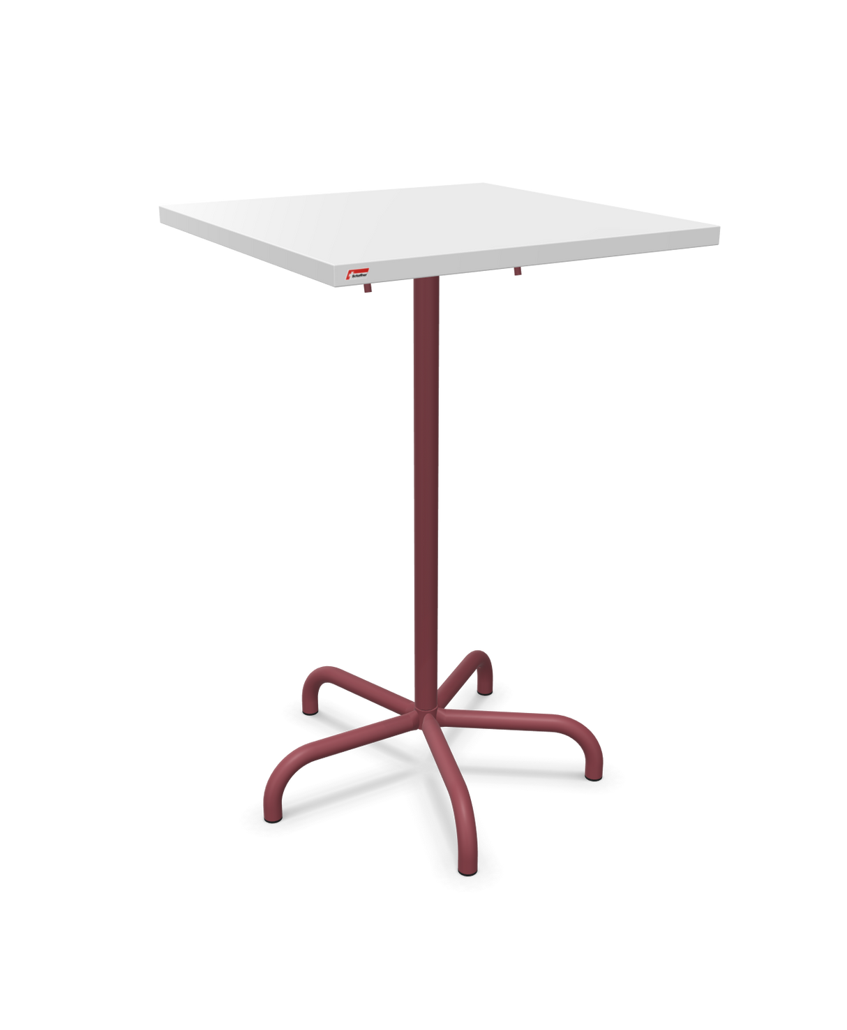 Schaffner Säntis Folding high table 70x70cm h:110cm