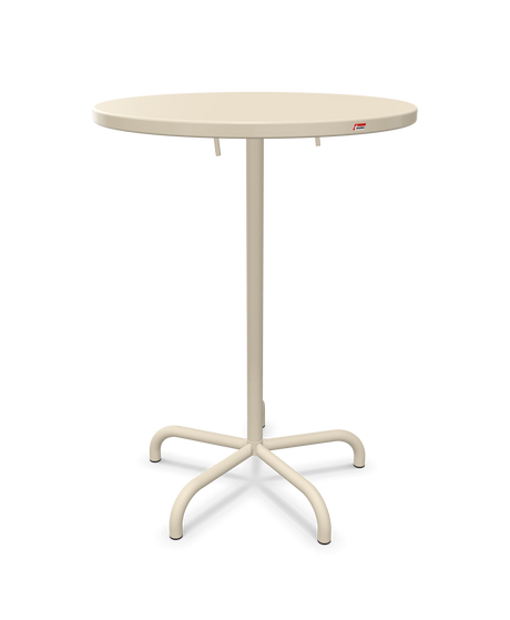 Schaffner Säntis Table haute rabattable ronde Ø80cm h:110cm