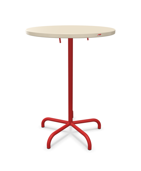 Schaffner Säntis Table haute rabattable ronde Ø80cm h:110cm