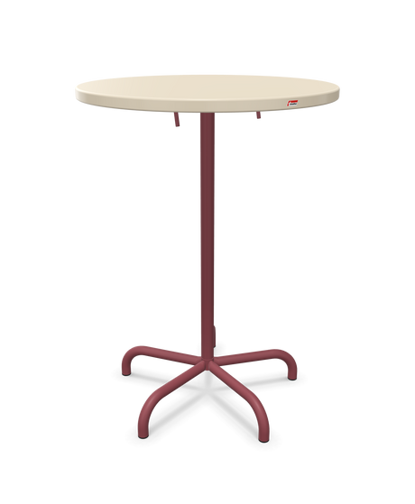 Schaffner Säntis Table haute rabattable ronde Ø80cm h:110cm