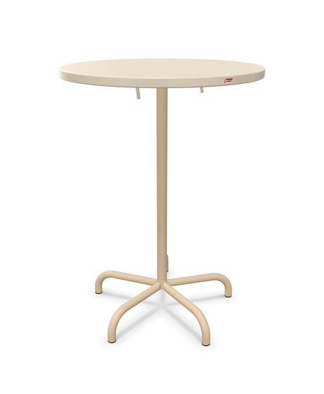 Schaffner Säntis Table haute rabattable ronde Ø80cm h:110cm