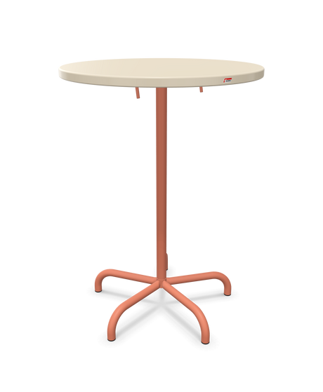 Schaffner Säntis Table haute rabattable ronde Ø80cm h:110cm