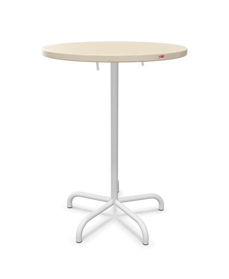 Schaffner Säntis Table haute rabattable ronde Ø80cm h:110cm