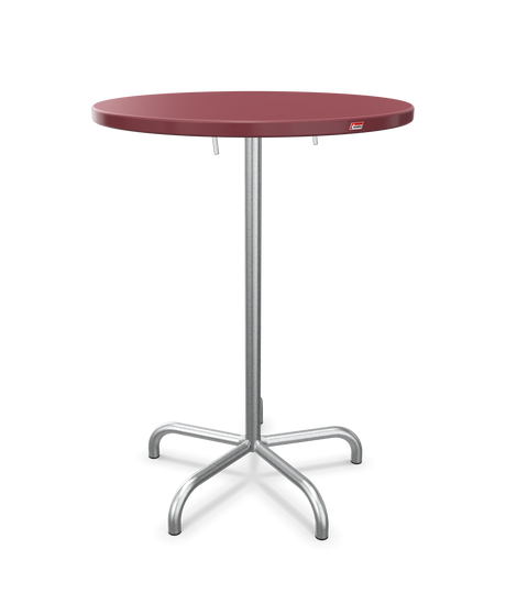 Schaffner Säntis Table haute rabattable ronde Ø80cm h:110cm
