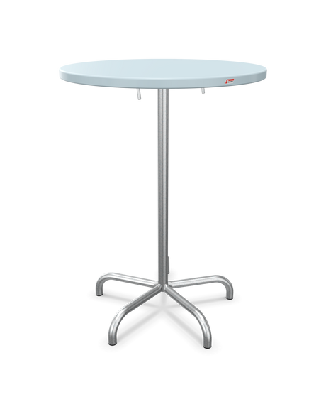 Schaffner Säntis Table haute rabattable ronde Ø80cm h:110cm