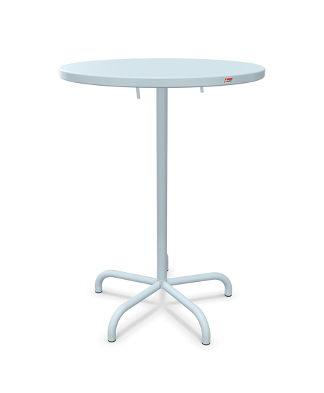 Schaffner Säntis Table haute rabattable ronde Ø80cm h:110cm