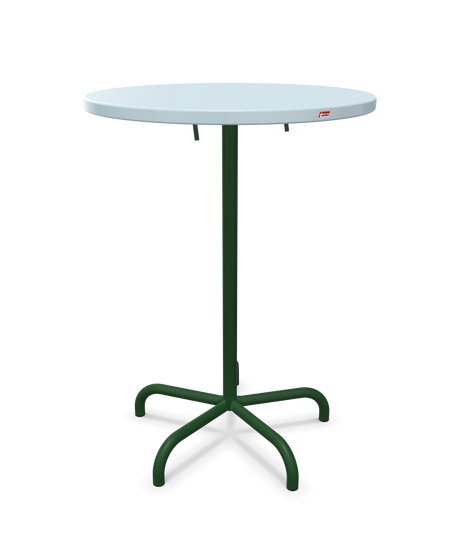 Schaffner Säntis Table haute rabattable ronde Ø80cm h:110cm