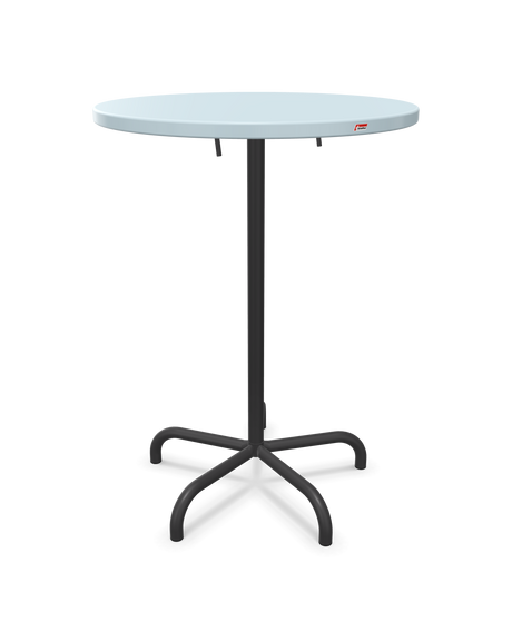 Schaffner Säntis Table haute rabattable ronde Ø80cm h:110cm