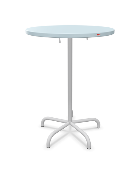 Schaffner Säntis Table haute rabattable ronde Ø80cm h:110cm