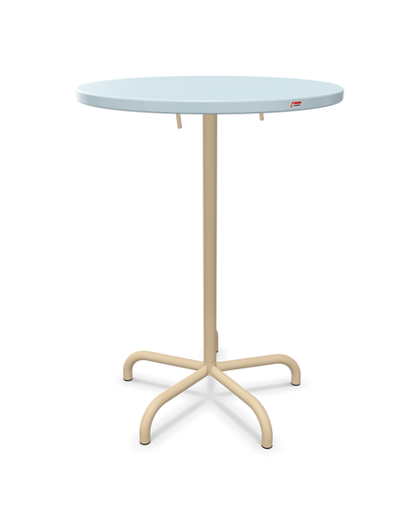 Schaffner Säntis Table haute rabattable ronde Ø80cm h:110cm
