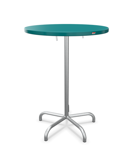 Schaffner Säntis Table haute rabattable ronde Ø80cm h:110cm
