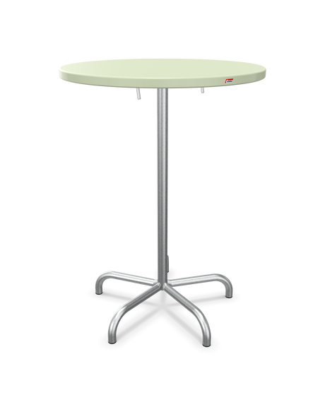 Schaffner Säntis Table haute rabattable ronde Ø80cm h:110cm