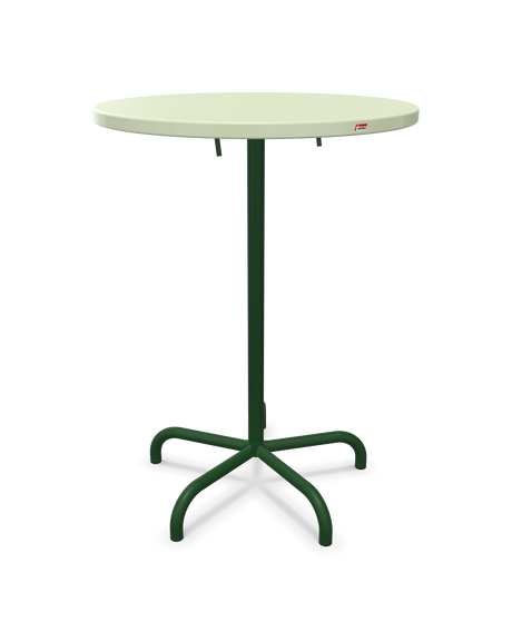 Schaffner Säntis Table haute rabattable ronde Ø80cm h:110cm