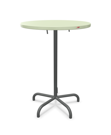 Schaffner Säntis Table haute rabattable ronde Ø80cm h:110cm