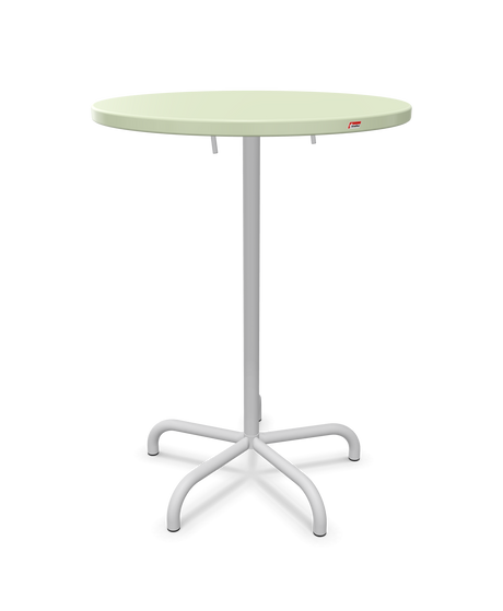 Schaffner Säntis Table haute rabattable ronde Ø80cm h:110cm