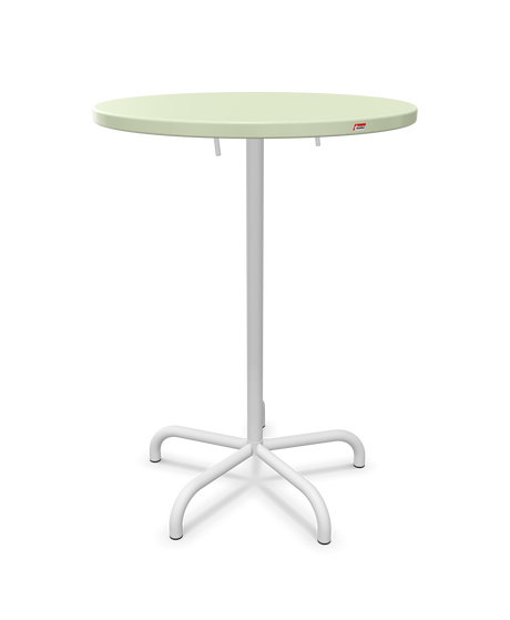 Schaffner Säntis Table haute rabattable ronde Ø80cm h:110cm