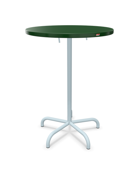 Schaffner Säntis Table haute rabattable ronde Ø80cm h:110cm