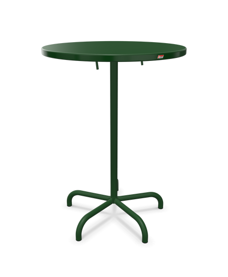 Schaffner Säntis Table haute rabattable ronde Ø80cm h:110cm