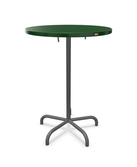 Schaffner Säntis Table haute rabattable ronde Ø80cm h:110cm