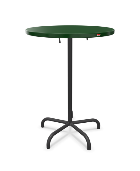 Schaffner Säntis Table haute rabattable ronde Ø80cm h:110cm