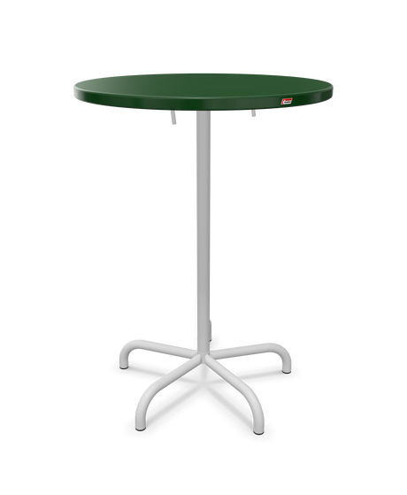 Schaffner Säntis Table haute rabattable ronde Ø80cm h:110cm