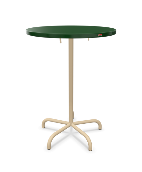 Schaffner Säntis Table haute rabattable ronde Ø80cm h:110cm