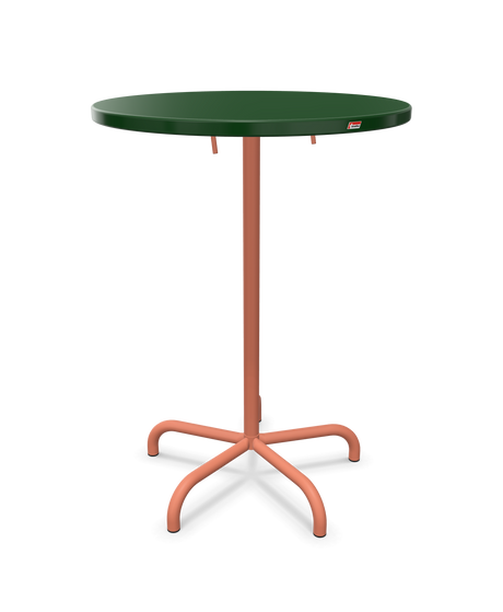 Schaffner Säntis Table haute rabattable ronde Ø80cm h:110cm