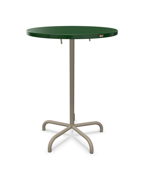 Schaffner Säntis Table haute rabattable ronde Ø80cm h:110cm