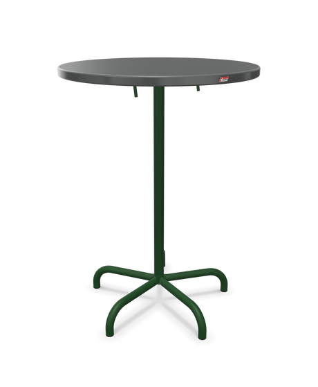Schaffner Säntis Table haute rabattable ronde Ø80cm h:110cm
